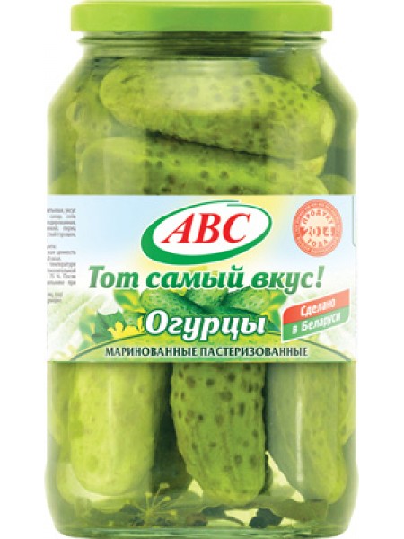 конс. Огурцы маринованные АВС 670г*6 ст.банка конс. Огурцы маринованные АВС 670г*6 ст.банка